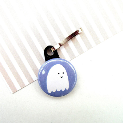 Badge personnalisé - Tirette zip